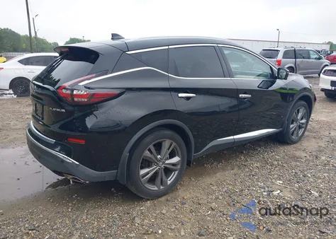 2020 Nissan Murano Platinum из США, поврежденный, VIN 5N1AZ2DJ0LN121669